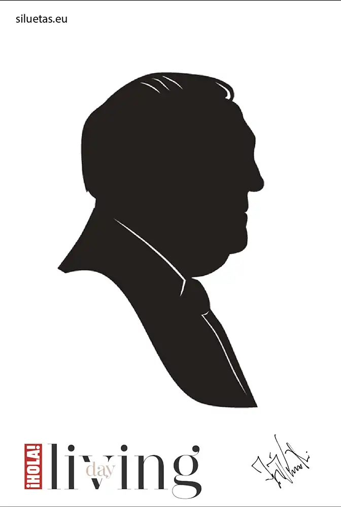 Les portraits en silhouette d'Igor Kucinic présentés dans le magazine ¡HOLA! Living